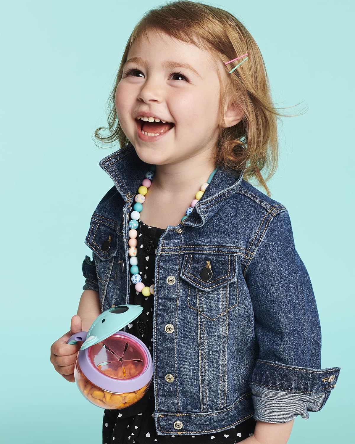 Skip Hop Zoo Snack Cup, BPA-Free, No-Spill Snack Container