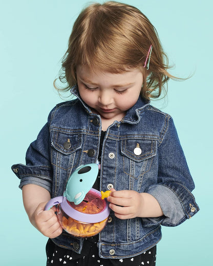 Skip Hop Zoo Snack Cup, BPA-Free, No-Spill Snack Container