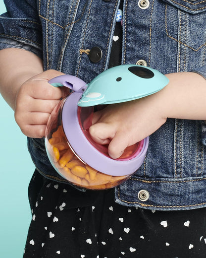 Skip Hop Zoo Snack Cup, BPA-Free, No-Spill Snack Container