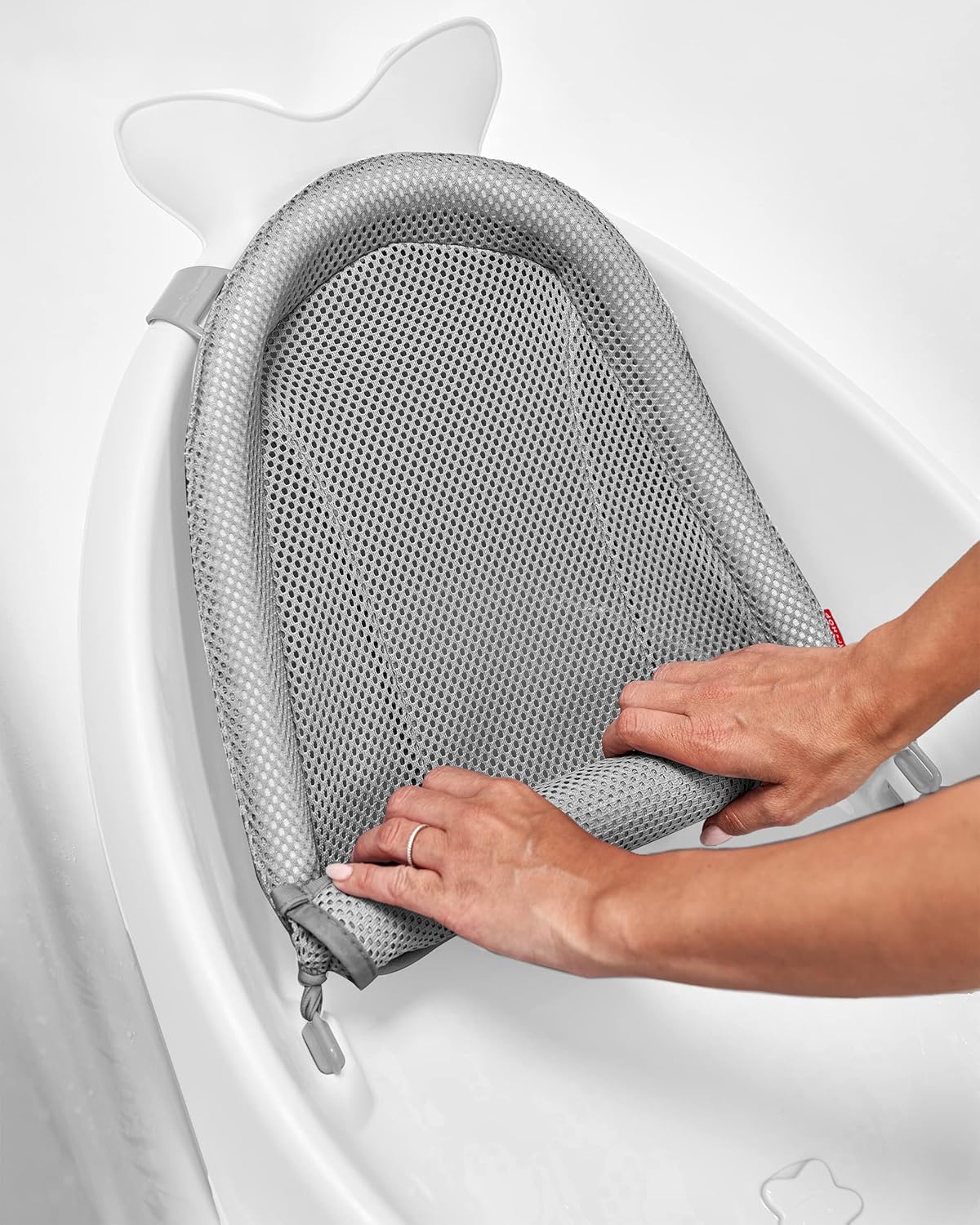Skip Hop Moby Smart Sling 3-Stage Baby Bath Tub with Drain Plug